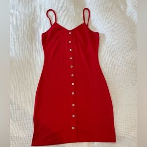 Mini ribbed Cotten dress